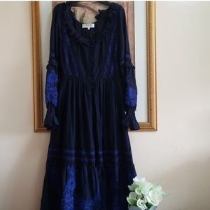 Sea peasant dress,